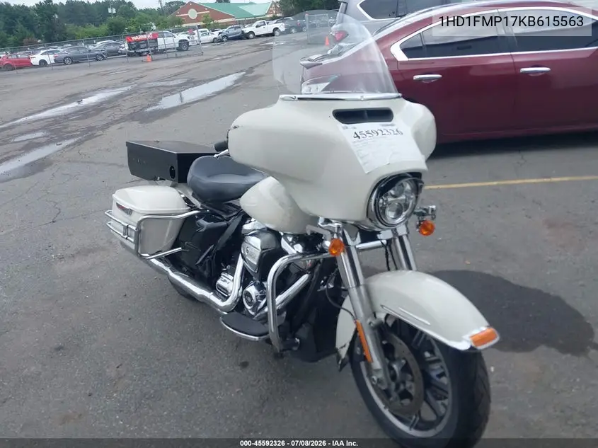 2019 Harley-Davidson Flhtp VIN: 1HD1FMP17KB615563 Lot: 45592326