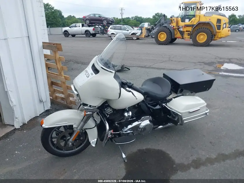 2019 Harley-Davidson Flhtp VIN: 1HD1FMP17KB615563 Lot: 45592326