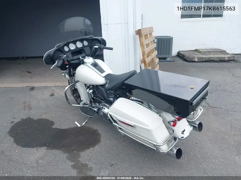 2019 Harley-Davidson Flhtp VIN: 1HD1FMP17KB615563 Lot: 45592326