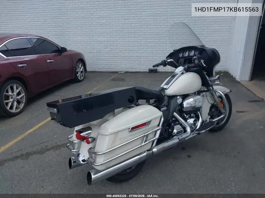 2019 Harley-Davidson Flhtp VIN: 1HD1FMP17KB615563 Lot: 45592326