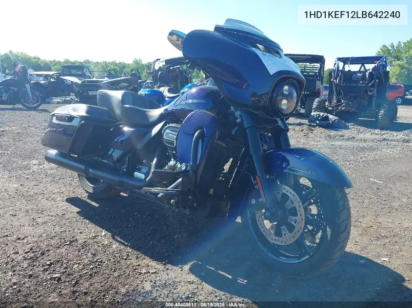 2020 Harley-Davidson Flhtk VIN: 1HD1KEF12LB642240 Lot: 45405511
