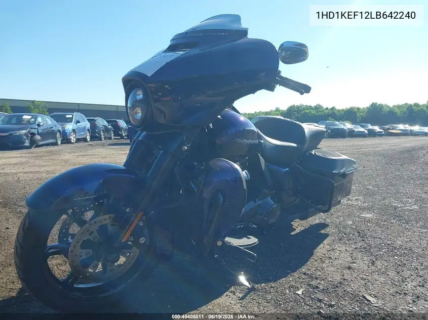 2020 Harley-Davidson Flhtk VIN: 1HD1KEF12LB642240 Lot: 45405511