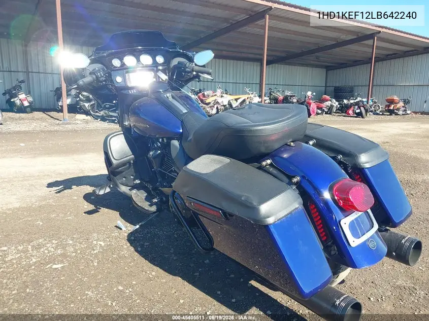 2020 Harley-Davidson Flhtk VIN: 1HD1KEF12LB642240 Lot: 45405511