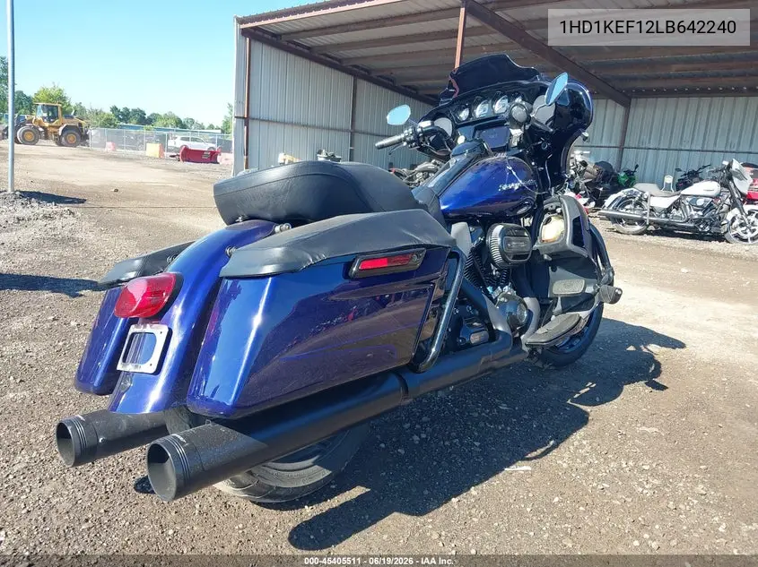 2020 Harley-Davidson Flhtk VIN: 1HD1KEF12LB642240 Lot: 45405511