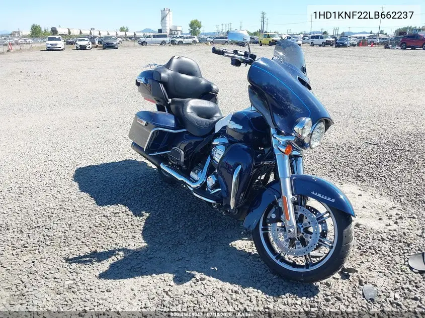 2020 Harley-Davidson Flhtk VIN: 1HD1KNF22LB662237 Lot: 45609047