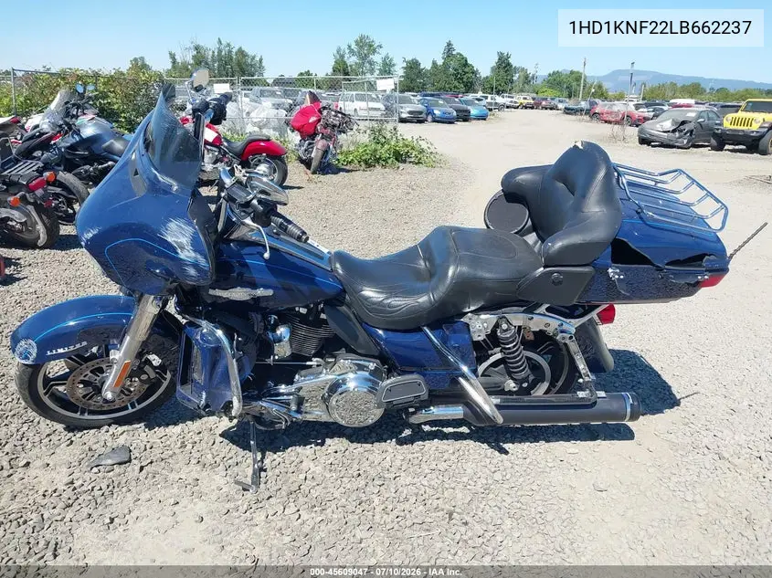 2020 Harley-Davidson Flhtk VIN: 1HD1KNF22LB662237 Lot: 45609047