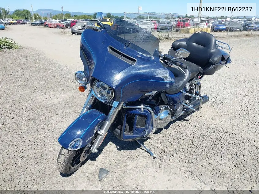 2020 Harley-Davidson Flhtk VIN: 1HD1KNF22LB662237 Lot: 45609047