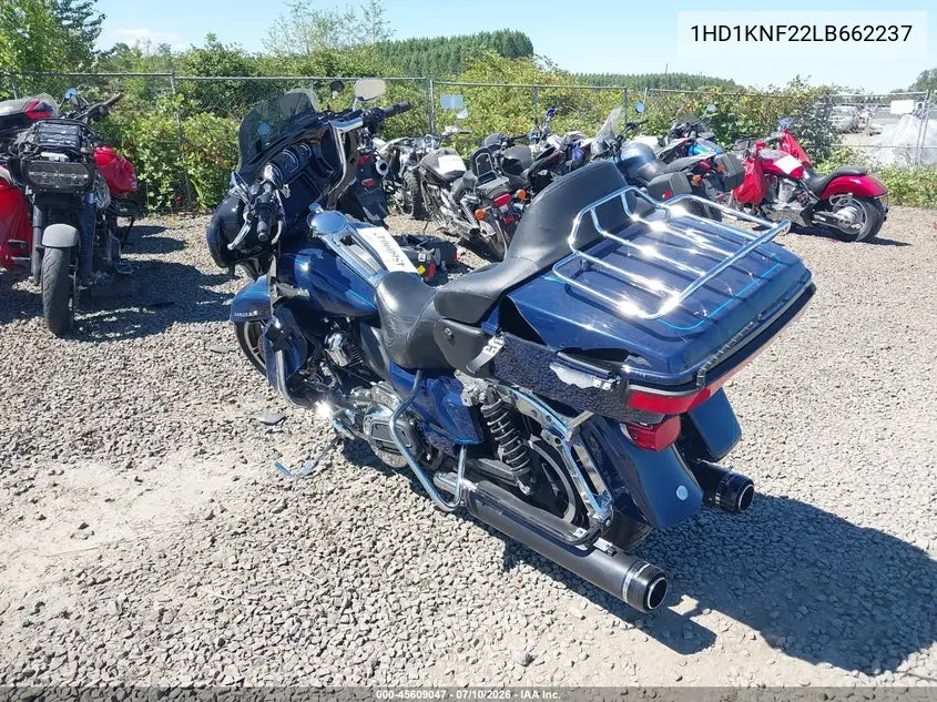 2020 Harley-Davidson Flhtk VIN: 1HD1KNF22LB662237 Lot: 45609047