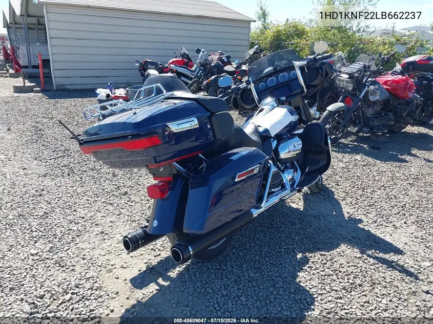 2020 Harley-Davidson Flhtk VIN: 1HD1KNF22LB662237 Lot: 45609047