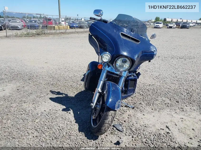 2020 Harley-Davidson Flhtk VIN: 1HD1KNF22LB662237 Lot: 45609047