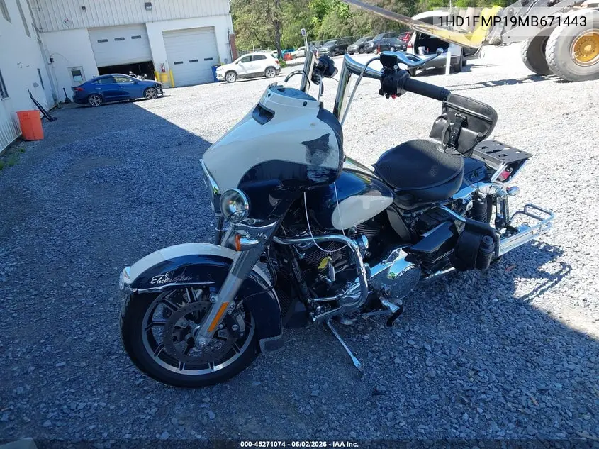 2021 Harley-Davidson Flhtp VIN: 1HD1FMP19MB671443 Lot: 45271074