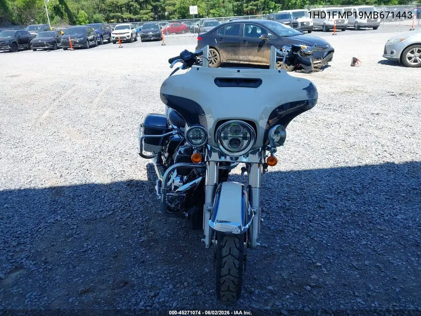 2021 Harley-Davidson Flhtp VIN: 1HD1FMP19MB671443 Lot: 45271074