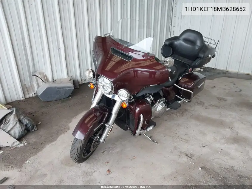 2021 Harley-Davidson Flhtk VIN: 1HD1KEF18MB628652 Lot: 45600318