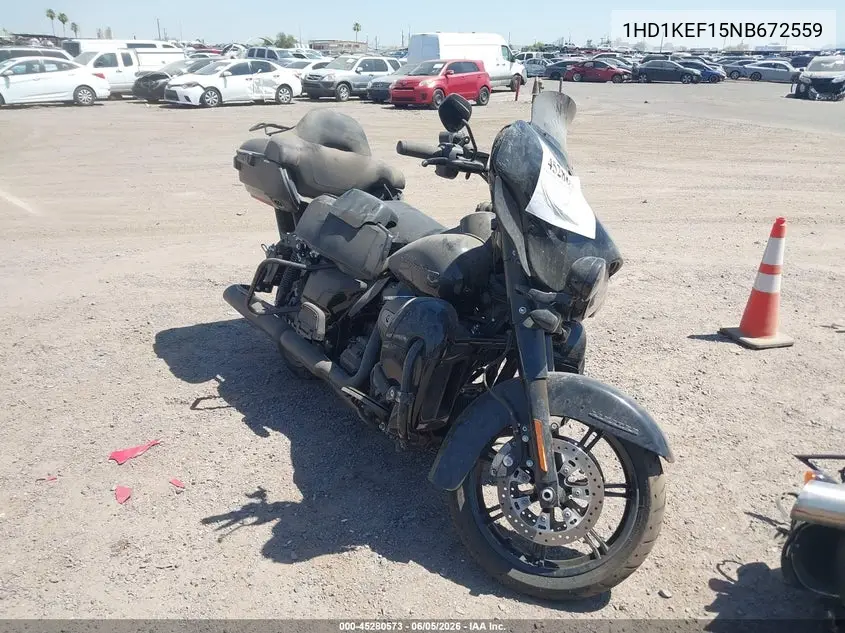 2022 Harley-Davidson Flhtk VIN: 1HD1KEF15NB672559 Lot: 45280573