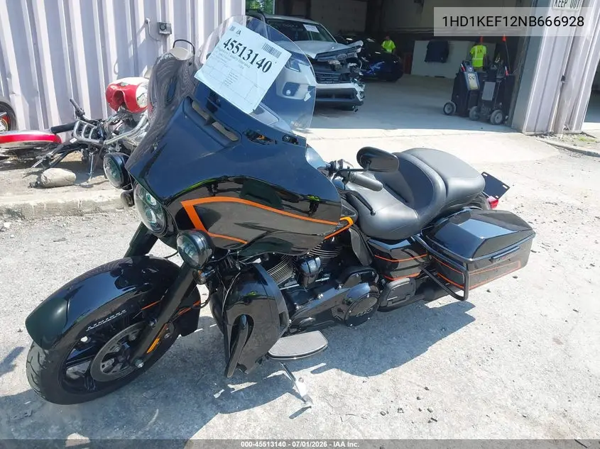 2022 Harley-Davidson Flhtk VIN: 1HD1KEF12NB666928 Lot: 45513140