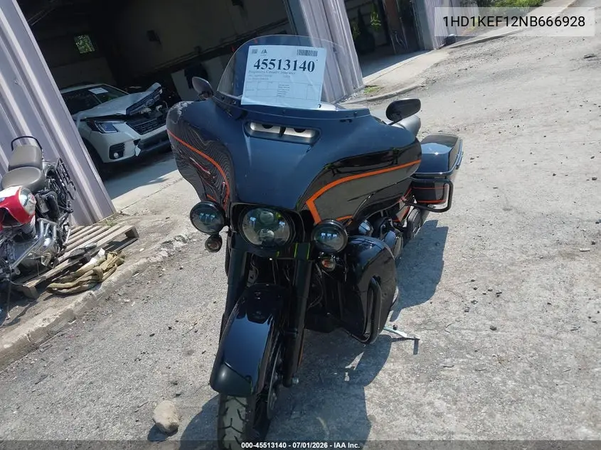 2022 Harley-Davidson Flhtk VIN: 1HD1KEF12NB666928 Lot: 45513140