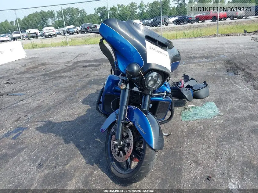 2022 Harley-Davidson Flhtk VIN: 1HD1KEF16NB639375 Lot: 45549653