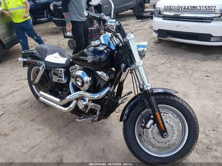 2008 Harley-Davidson Fxdf VIN: 1HD1GY4438K315322 Lot: 45423464