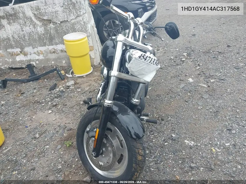 2010 Harley-Davidson Fxdf VIN: 1HD1GY414AC317568 Lot: 45471338