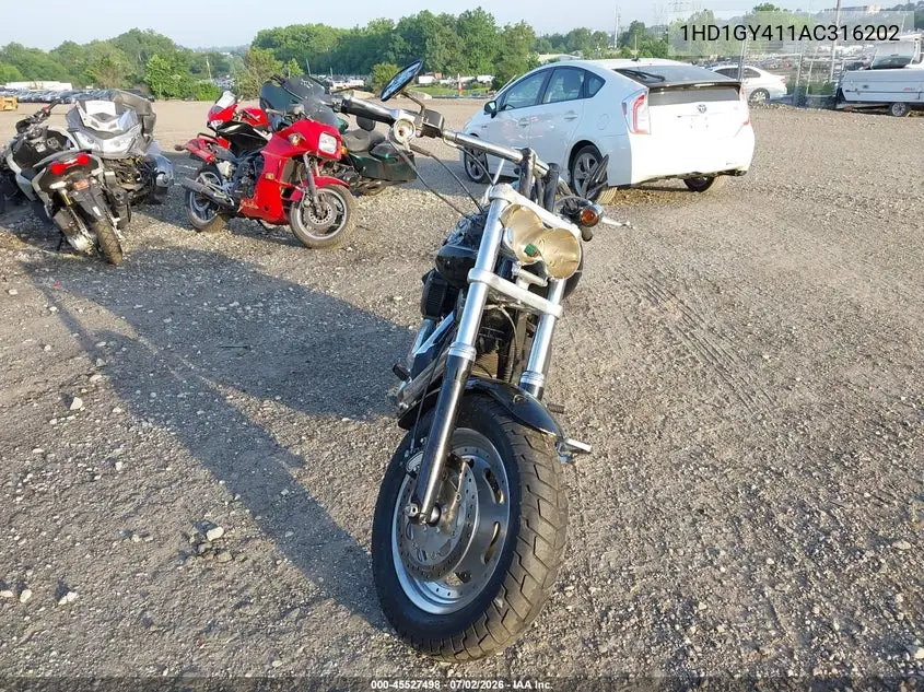 2010 Harley-Davidson Fxdf VIN: 1HD1GY411AC316202 Lot: 45527498