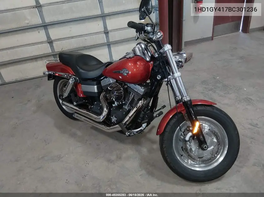 2011 Harley-Davidson Fxdf VIN: 1HD1GY417BC301236 Lot: 45355283