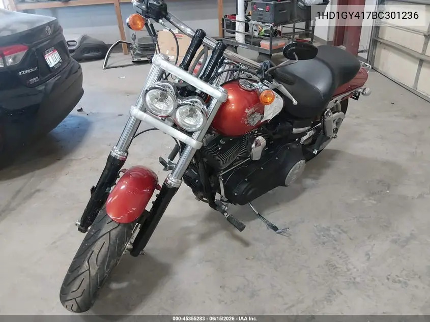 2011 Harley-Davidson Fxdf VIN: 1HD1GY417BC301236 Lot: 45355283