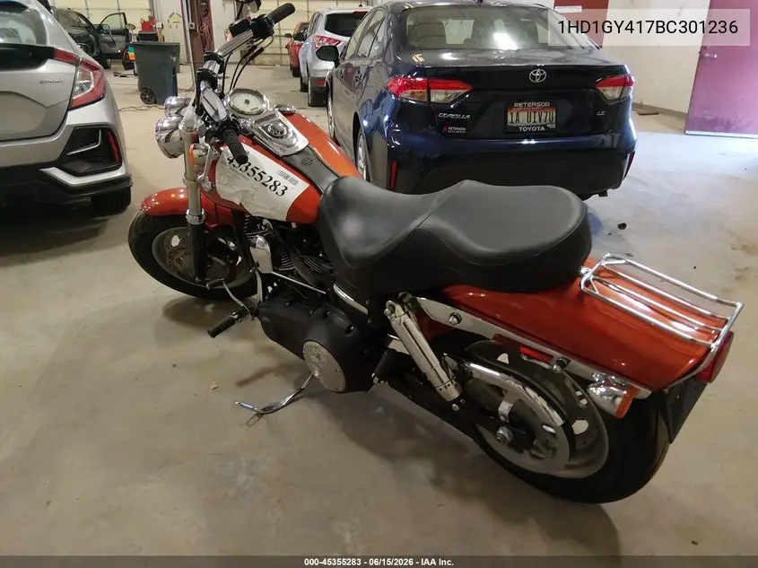 2011 Harley-Davidson Fxdf VIN: 1HD1GY417BC301236 Lot: 45355283
