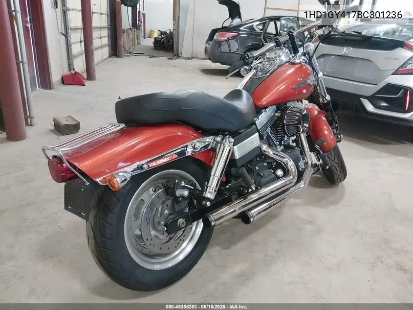 2011 Harley-Davidson Fxdf VIN: 1HD1GY417BC301236 Lot: 45355283