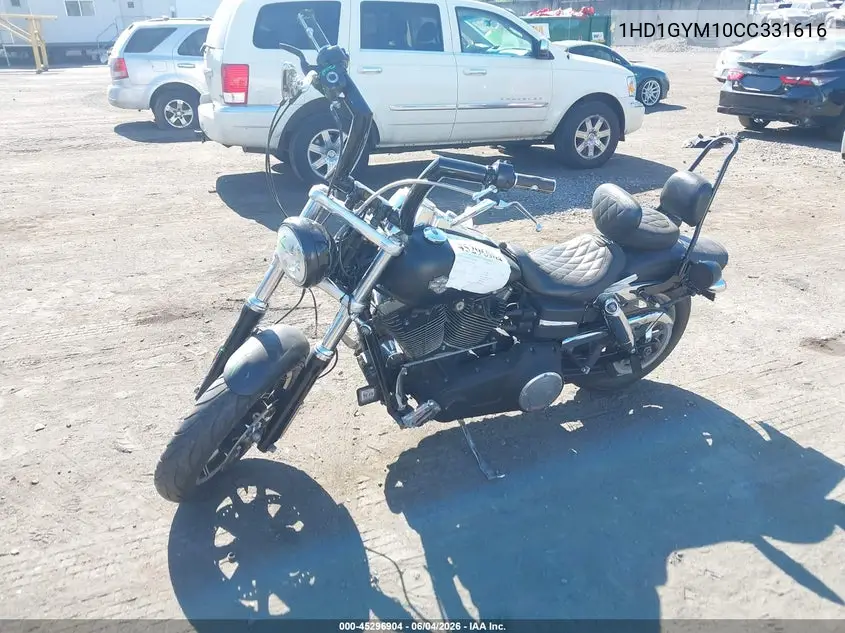2012 Harley-Davidson Fxdf Dyna Fat Bob VIN: 1HD1GYM10CC331616 Lot: 45296904