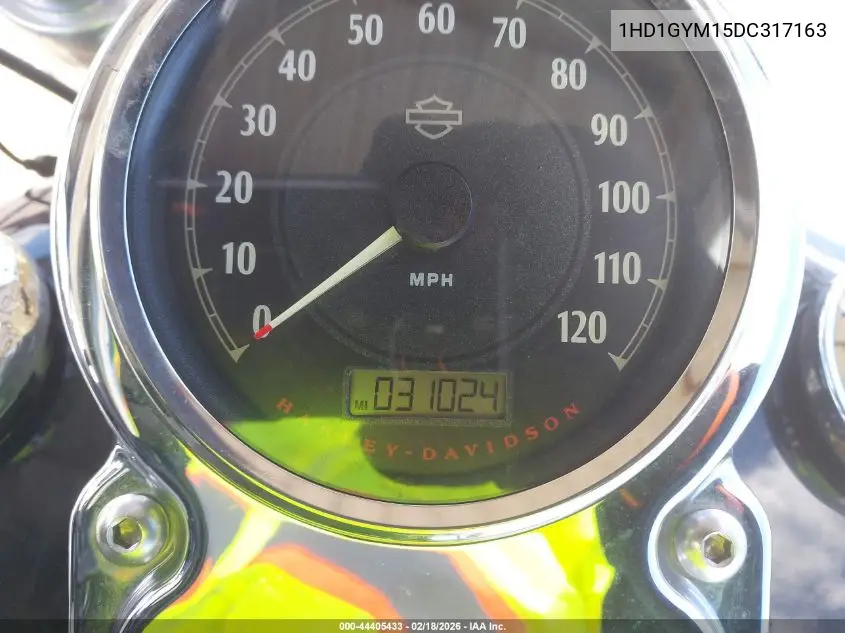 2013 Harley-Davidson Fxdf Dyna Fat Bob VIN: 1HD1GYM15DC317163 Lot: 44405433