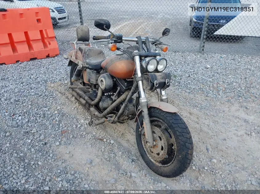 2014 Harley-Davidson Fxdf Dyna Fat Bob VIN: 1HD1GYM19EC318351 Lot: 45507431