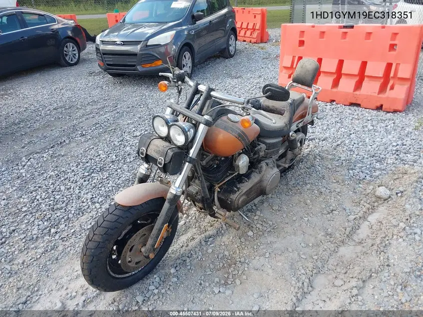2014 Harley-Davidson Fxdf Dyna Fat Bob VIN: 1HD1GYM19EC318351 Lot: 45507431