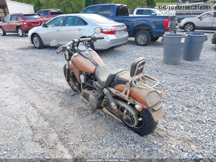 2014 Harley-Davidson Fxdf Dyna Fat Bob VIN: 1HD1GYM19EC318351 Lot: 45507431