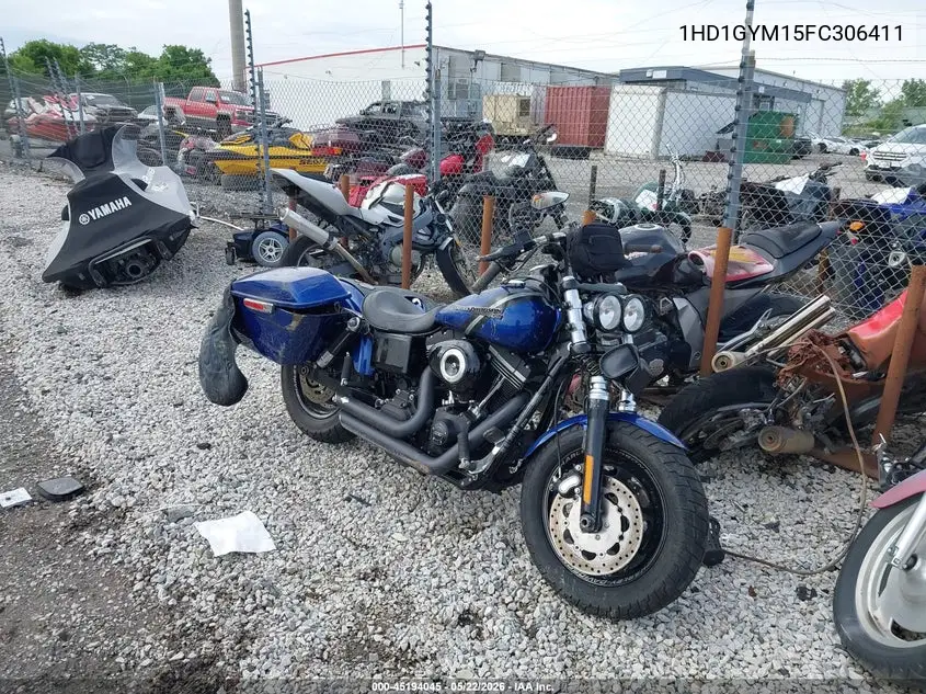 2015 Harley-Davidson Fxdf Dyna Fat Bob VIN: 1HD1GYM15FC306411 Lot: 45194045