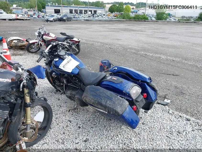 2015 Harley-Davidson Fxdf Dyna Fat Bob VIN: 1HD1GYM15FC306411 Lot: 45194045