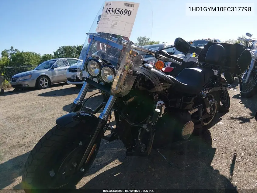 2015 Harley-Davidson Fxdf Dyna Fat Bob VIN: 1HD1GYM10FC317798 Lot: 45345690