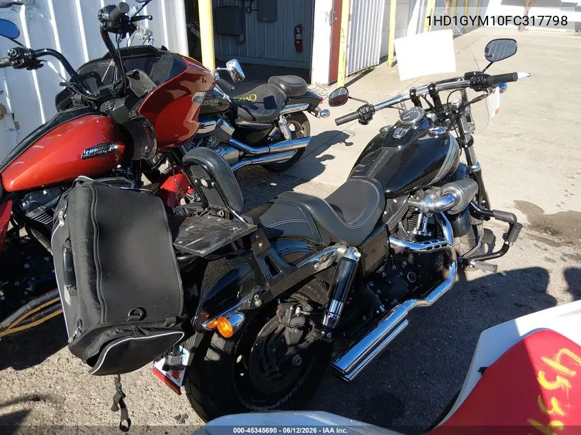 2015 Harley-Davidson Fxdf Dyna Fat Bob VIN: 1HD1GYM10FC317798 Lot: 45345690