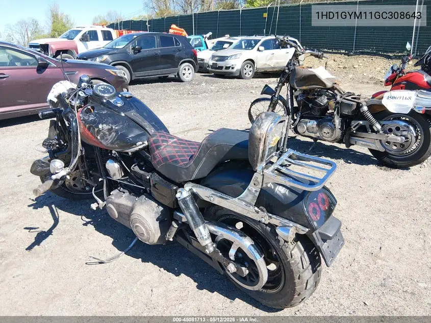 2016 Harley-Davidson Fxdf Dyna Fat Bob VIN: 1HD1GYM11GC308643 Lot: 45081713