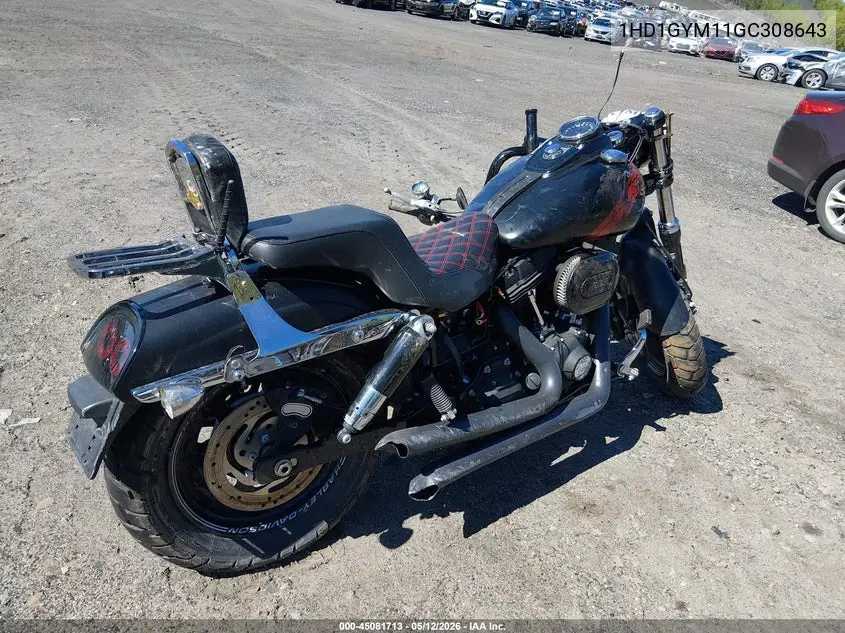 2016 Harley-Davidson Fxdf Dyna Fat Bob VIN: 1HD1GYM11GC308643 Lot: 45081713