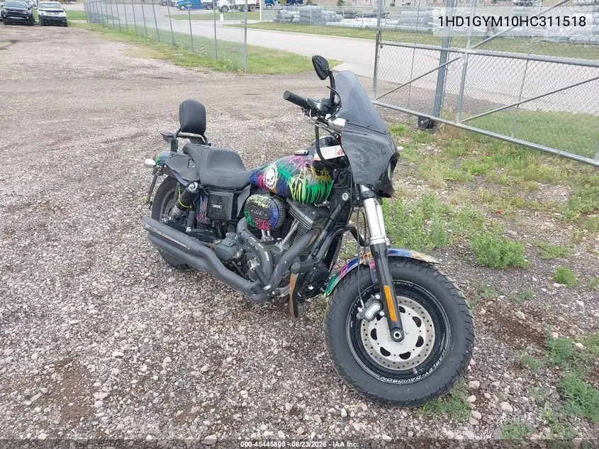 2017 Harley-Davidson Fxdf Dyna Fat Bob VIN: 1HD1GYM10HC311518 Lot: 45445808