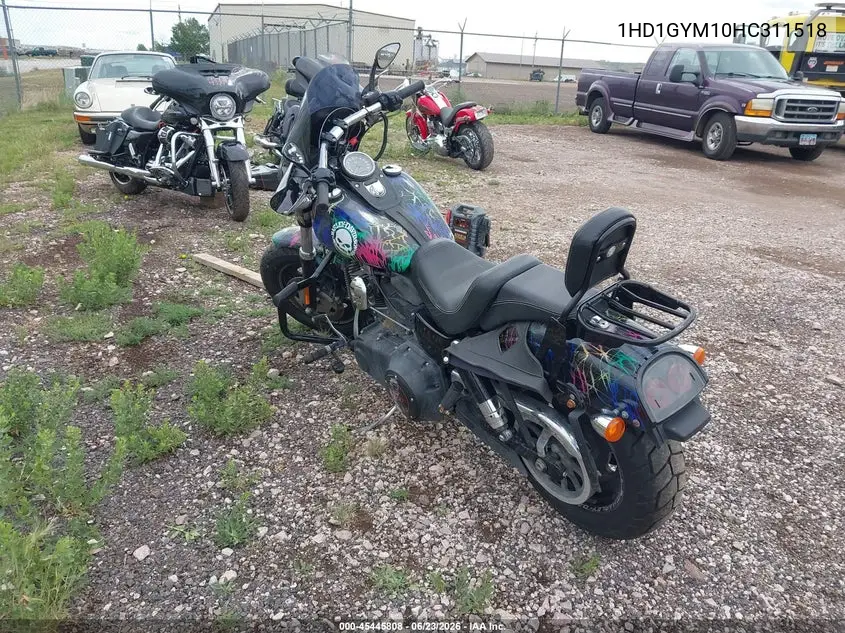 2017 Harley-Davidson Fxdf Dyna Fat Bob VIN: 1HD1GYM10HC311518 Lot: 45445808