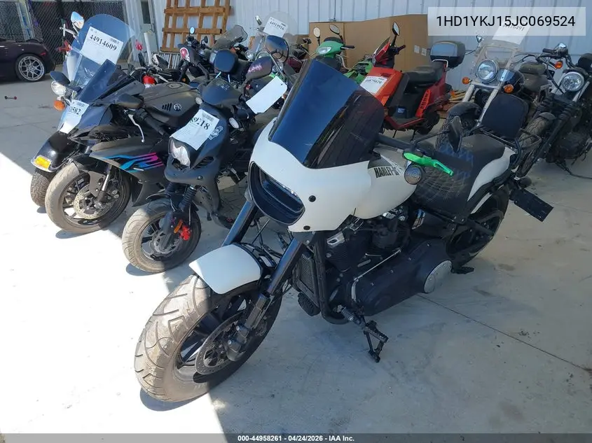 2018 Harley-Davidson Fxfb Fat Bob VIN: 1HD1YKJ15JC069524 Lot: 44958261
