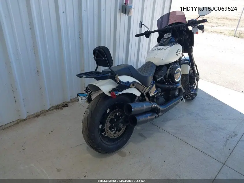 2018 Harley-Davidson Fxfb Fat Bob VIN: 1HD1YKJ15JC069524 Lot: 44958261