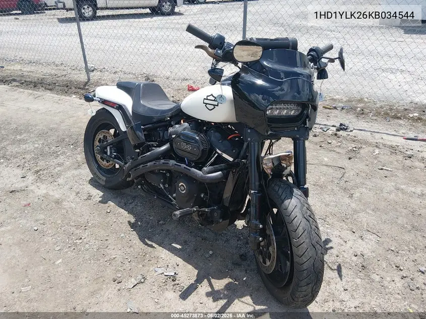 2019 Harley-Davidson Fxfbs VIN: 1HD1YLK26KB034544 Lot: 45273873