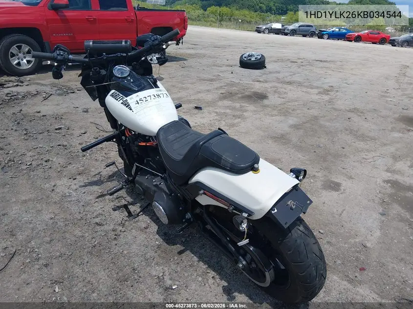 2019 Harley-Davidson Fxfbs VIN: 1HD1YLK26KB034544 Lot: 45273873