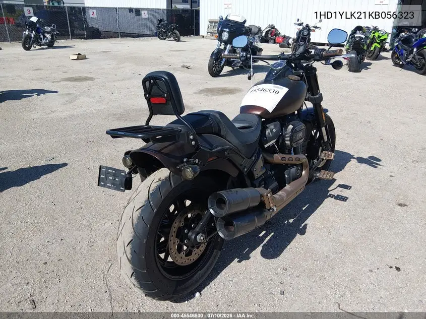 2019 Harley-Davidson Fxfbs VIN: 1HD1YLK21KB056323 Lot: 45546530