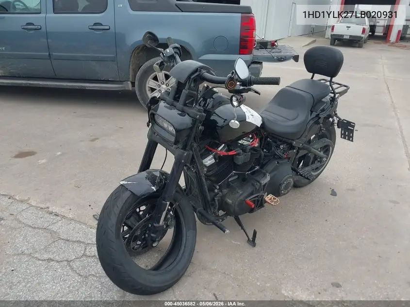 2020 Harley-Davidson Fxfbs VIN: 1HD1YLK27LB020931 Lot: 45036582