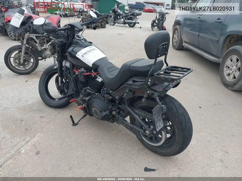 2020 Harley-Davidson Fxfbs VIN: 1HD1YLK27LB020931 Lot: 45036582
