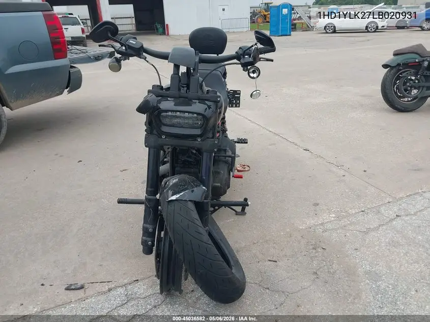 2020 Harley-Davidson Fxfbs VIN: 1HD1YLK27LB020931 Lot: 45036582