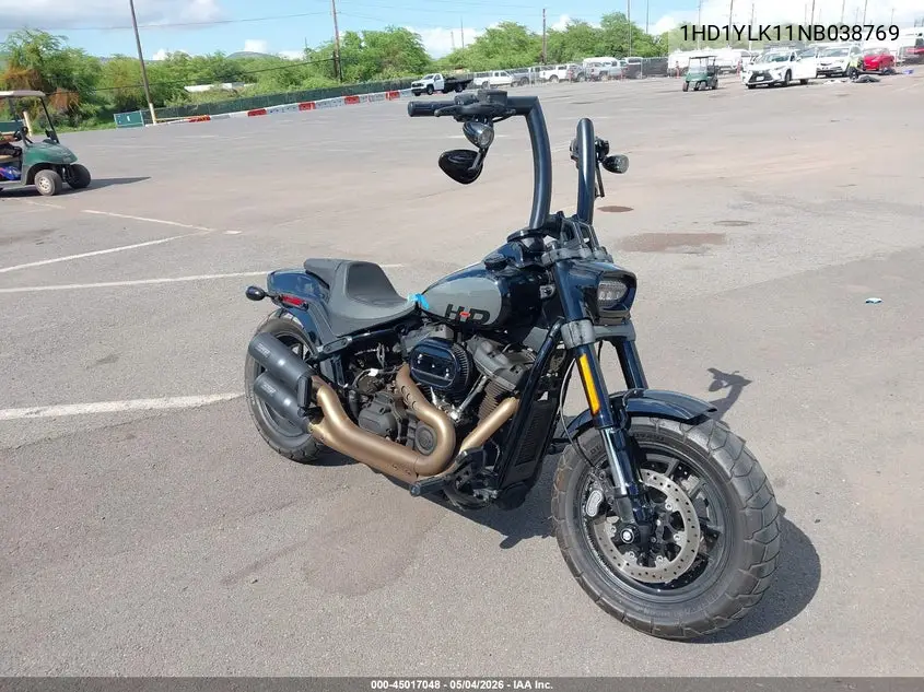 2022 Harley-Davidson Fxfbs VIN: 1HD1YLK11NB038769 Lot: 45017048